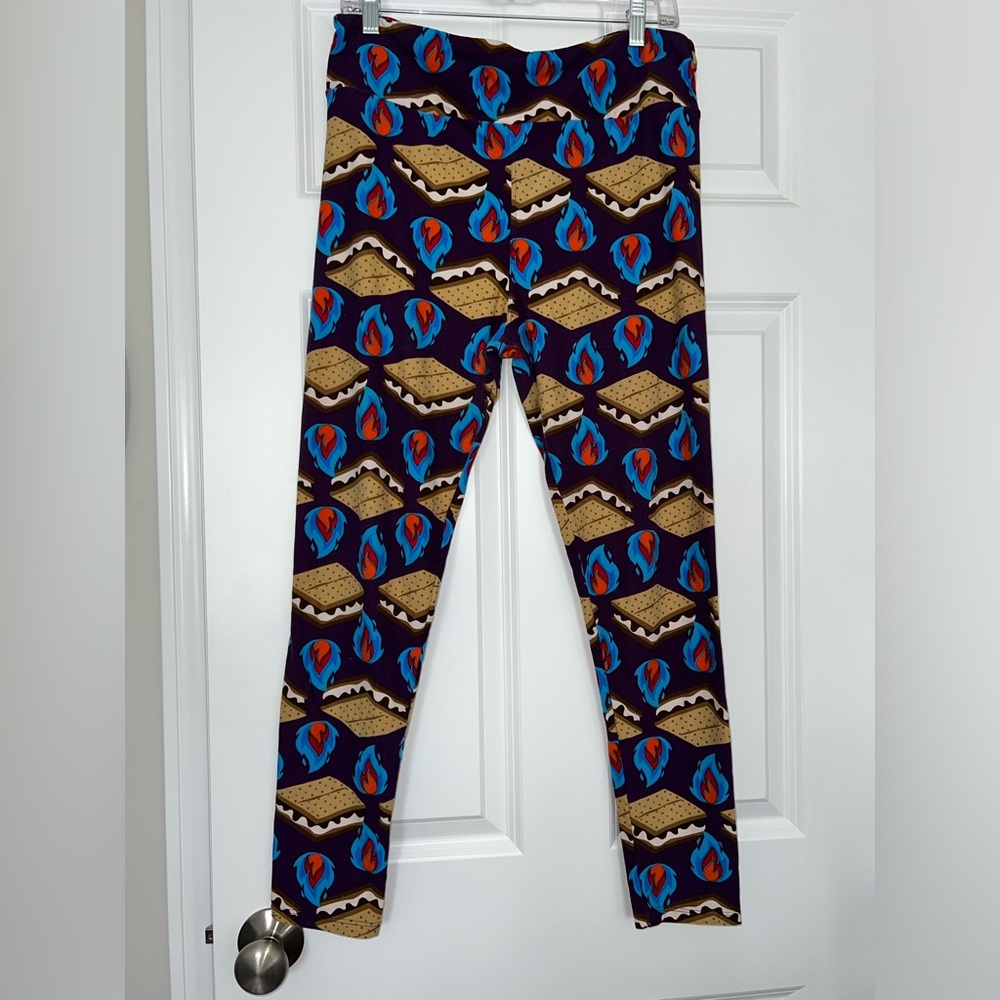 LuLaRoe butter soft leggings size T&C XL XXL colorful smores